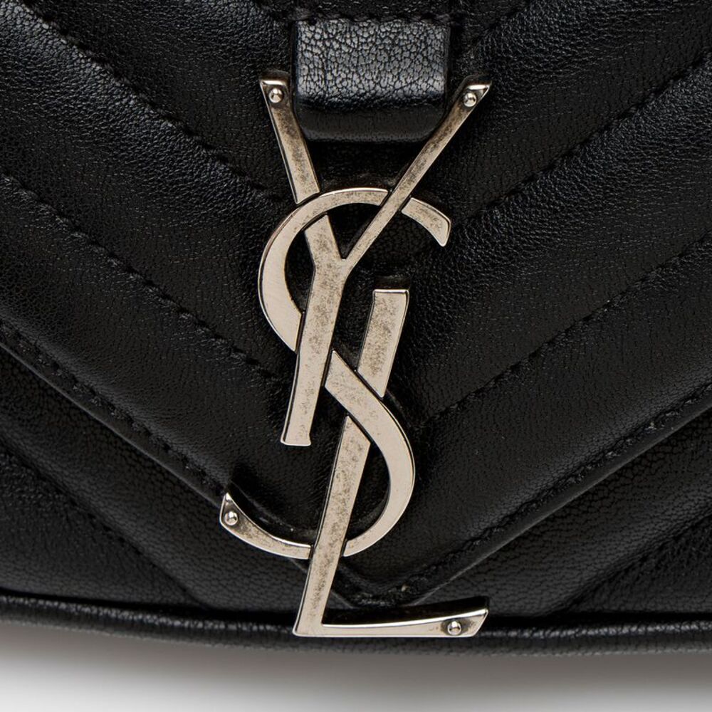 Saint Laurent Matelasse Leather Monogram Classic Baby Chain Bag - Picture 10 of 12